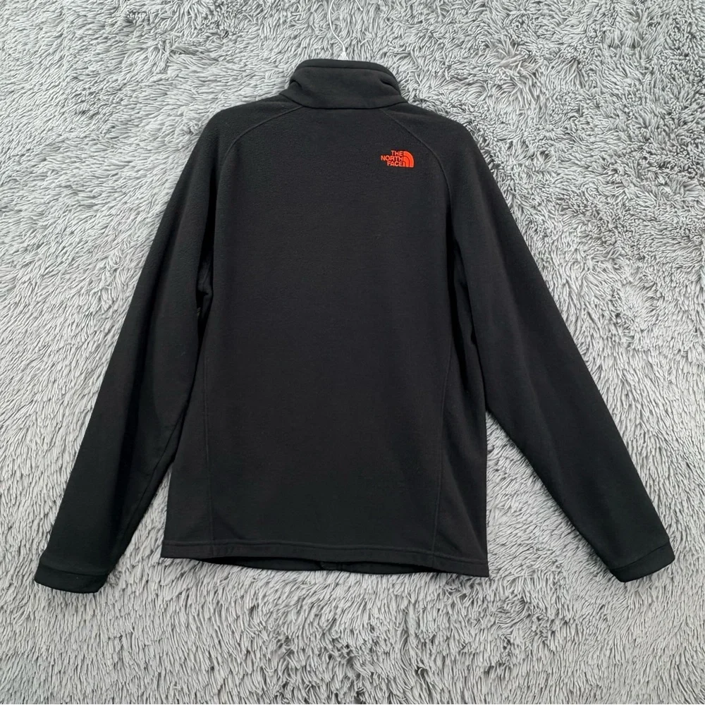 North Face Jacket Boys XL Fits Womens Medium Performance Fleece Full Zip Black